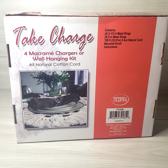 Macrame Designer Craft Kits pepperell Crafts ( Deluxe ) - Picture 1 of 7